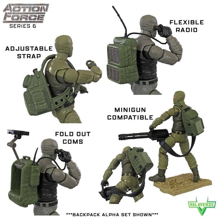 Action Force Backpack (Charlie) 1/12 Scale Accessory Set Gallery Image 3
