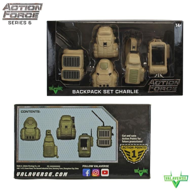 Action Force Backpack (Charlie) 1/12 Scale Accessory Set Gallery Image 4