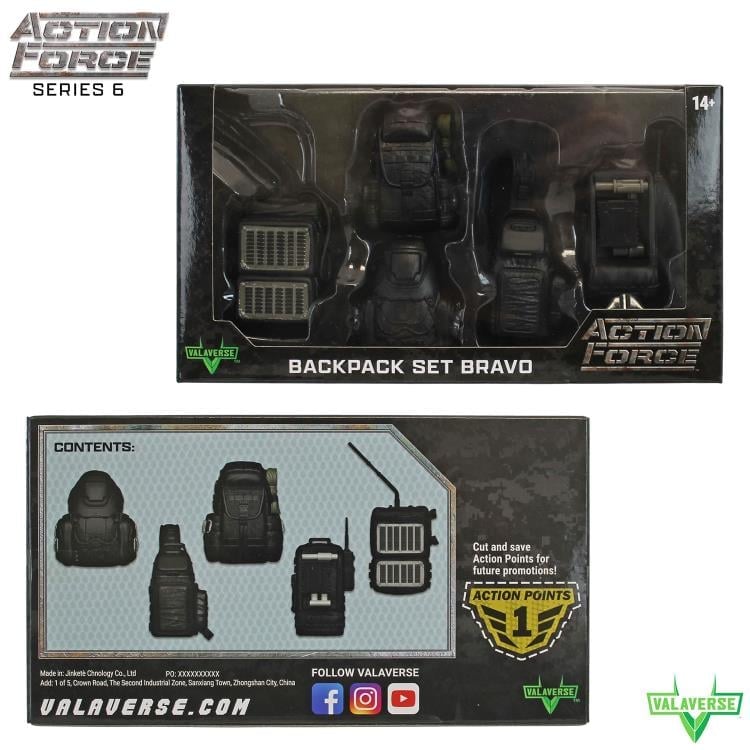 Action Force Backpack (Bravo) 1/12 Scale Accessory Set Gallery Image 3