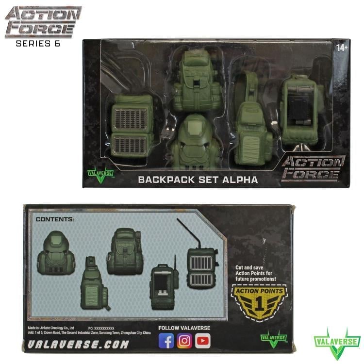 Action Force Backpack (Alpha) 1/12 Scale Accessory Set Gallery Image 4