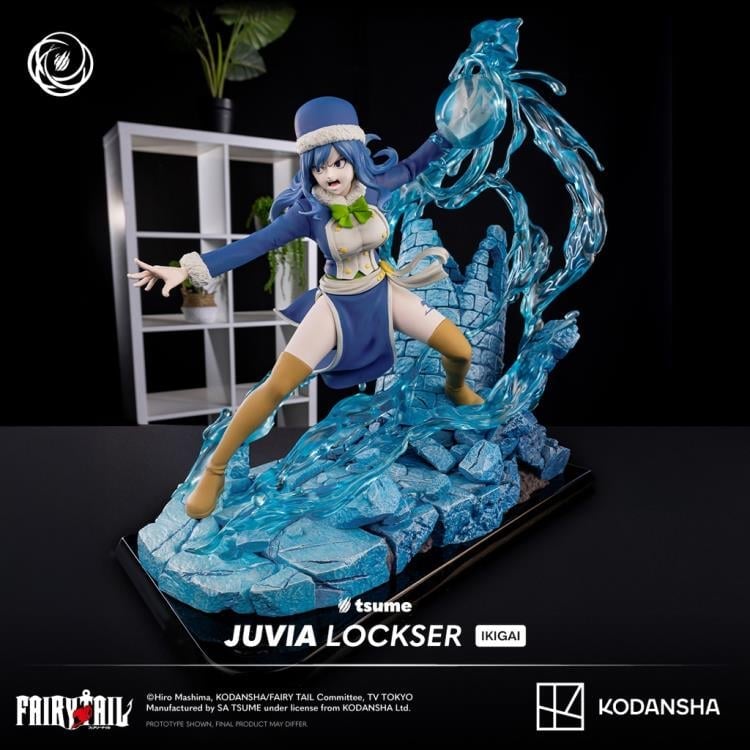 イグニールスタチュー FAIRYTAIL NATSU, GRAY, ERZA AND HAPPY | Statue | Prime 1 Studio