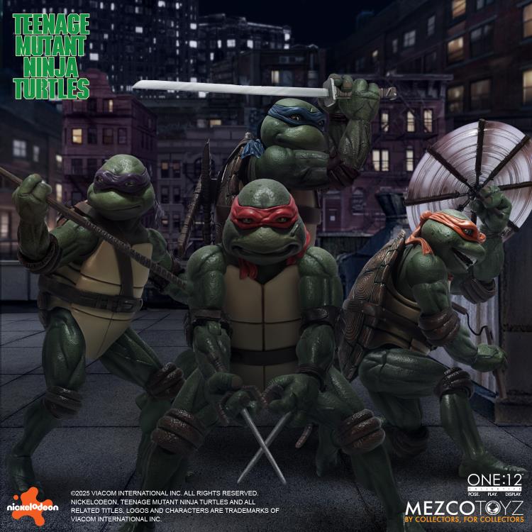 Teenage Mutant Ninja Turtles (1990) One:12 Collective Action Figure Boxed Set Gallery Image 4