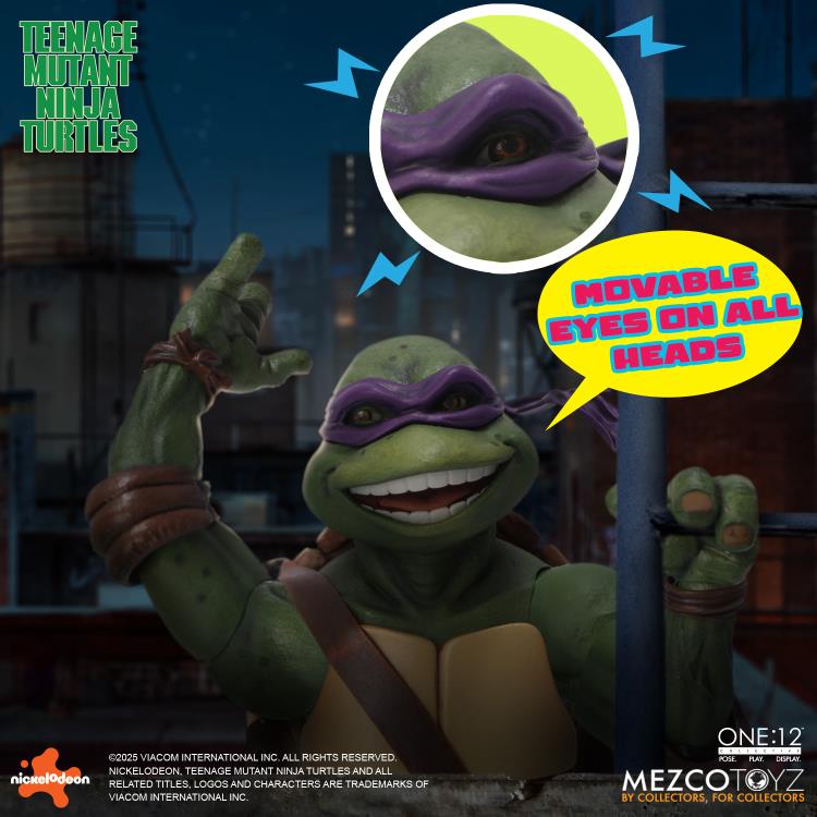 Teenage Mutant Ninja Turtles (1990) One:12 Collective Action Figure Boxed Set Gallery Image 6