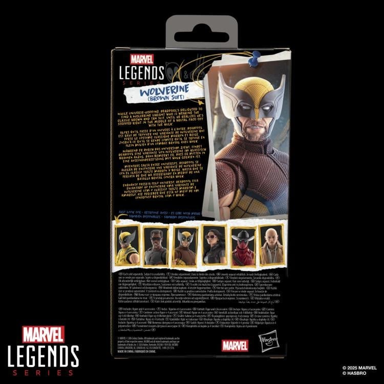 Deadpool & Wolverine Marvel Legends Wolverine (Brown Suit) Action Figure Gallery Image 12