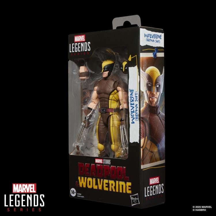 Deadpool & Wolverine Marvel Legends Wolverine (Brown Suit) Action Figure Gallery Image 11