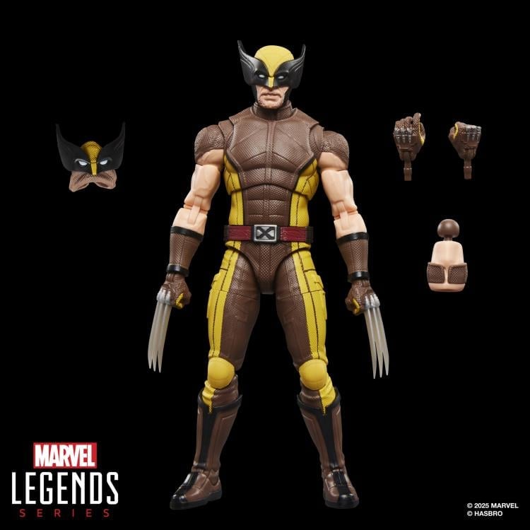 Deadpool & Wolverine Marvel Legends Wolverine (Brown Suit) Action Figure Gallery Image 9