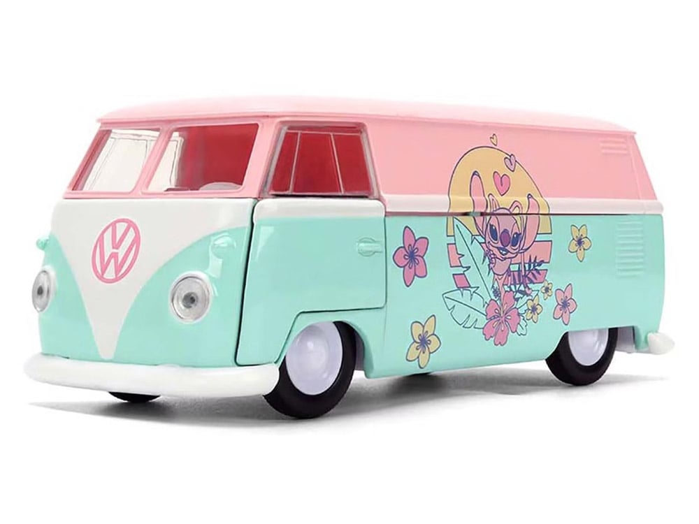 Lilo & Stitch Hollywood Rides Angel 1961 Volkswagen Bus 1/32 Scale Model Gallery Image 1
