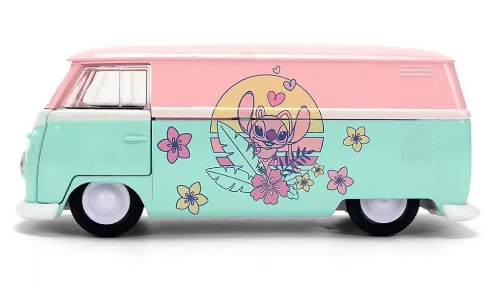 Lilo & Stitch Hollywood Rides Angel 1961 Volkswagen Bus 1/32 Scale Model Gallery Image 3