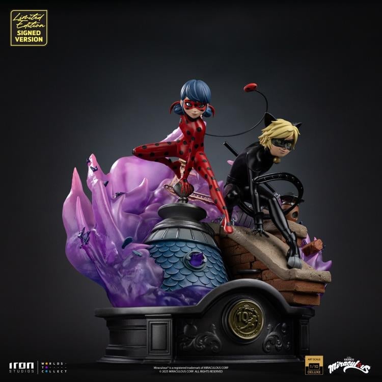 Miraculous Ladybug & Cat Noir フィギュア Miraculous Ladybug And Cat Noir (10th Anniversary Signed Edition