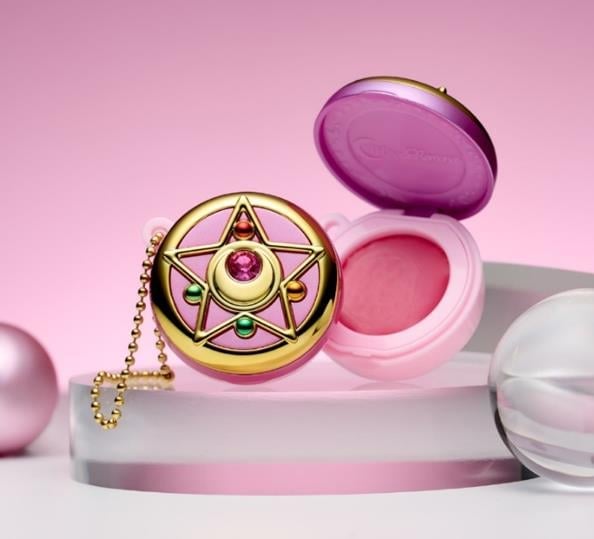 Sailor Moon Miracle Romance Multi Carry Balm Lip/Cheek Crystal Star Compact (Strawberry Pink) Gallery Image 3