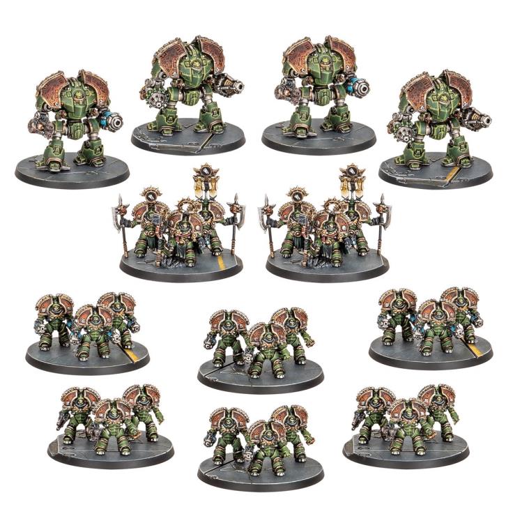 Warhammer: The Horus Heresy - Legions Imperialis Legiones Astartes Saturnine Battle Group Epic Scale Miniatures Set Gallery Image 4