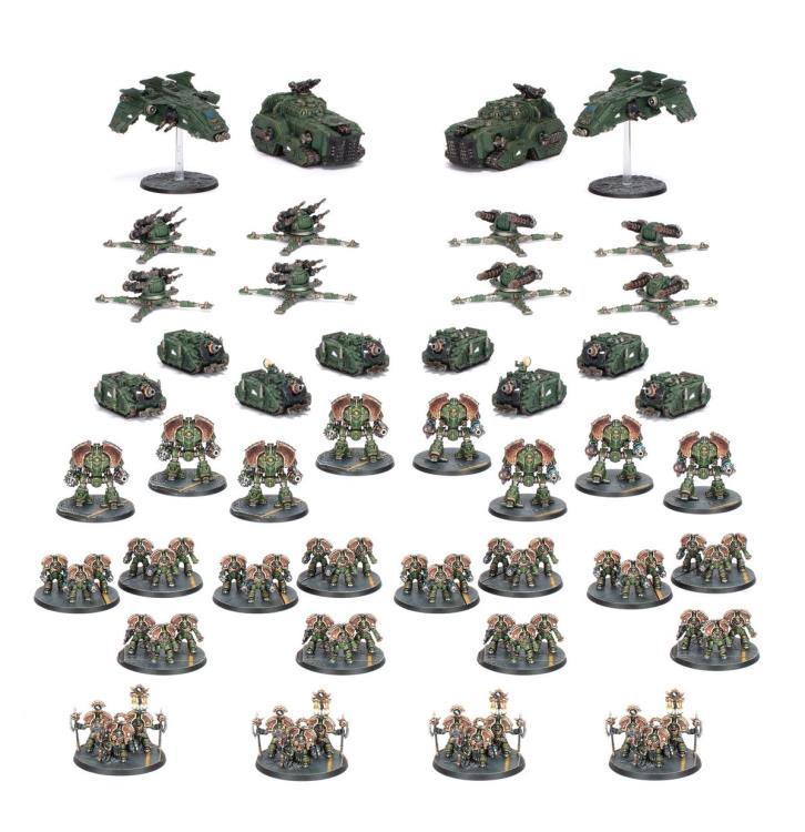 Warhammer: The Horus Heresy - Legions Imperialis Legiones Astartes Saturnine Battle Group Epic Scale Miniatures Set Gallery Image 3