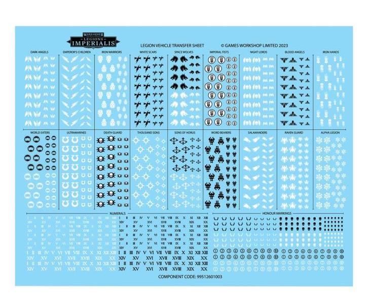 Warhammer: The Horus Heresy - Legions Imperialis Legiones Astartes Saturnine Battle Group Epic Scale Miniatures Set Gallery Image 14