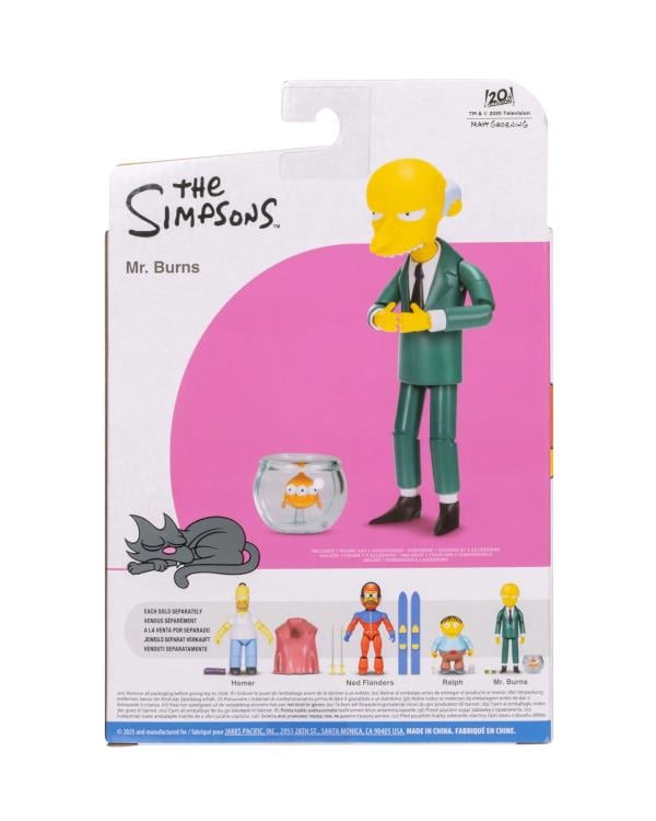 The Simpsons Mr. Burns with Blinky 5-Inch Scale Action Figure Gallery Image 6