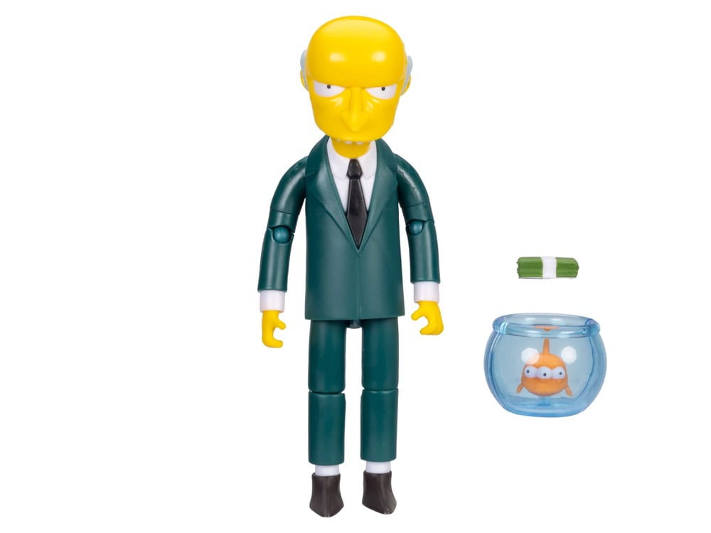 The Simpsons Mr. Burns with Blinky 5-Inch Scale Action Figure Gallery Image 1