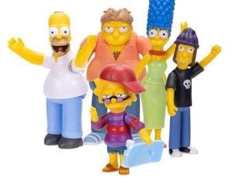 The Simpsons 2.5-Inch Scale Wave 6 Set of 5 Action Figures
