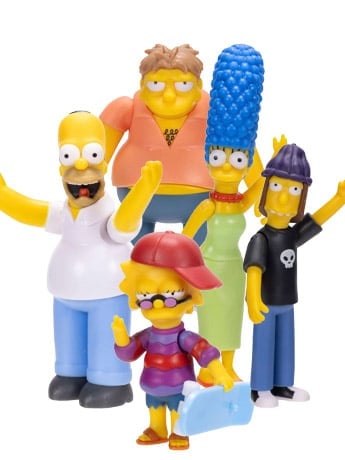 The Simpsons 2.5-Inch Scale Wave 6 Set of 5 Action Figures