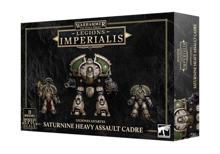 Warhammer: The Horus Heresy - Legiones Imperialis Legiones Astartes Saturnine Heavy Assault Cadre Epic Scale Miniatures Set Gallery Image 6
