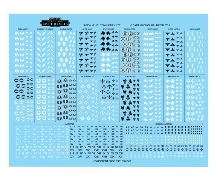 Warhammer: The Horus Heresy - Legiones Imperialis Legiones Astartes Saturnine Heavy Assault Cadre Epic Scale Miniatures Set Gallery Image 5
