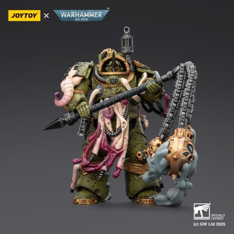 Warhammer 40,000 Death Guard Blightlord Terminator (Ver. 2) with Flail of Corruption 1/18 Scale Action Figure Gallery Image 6
