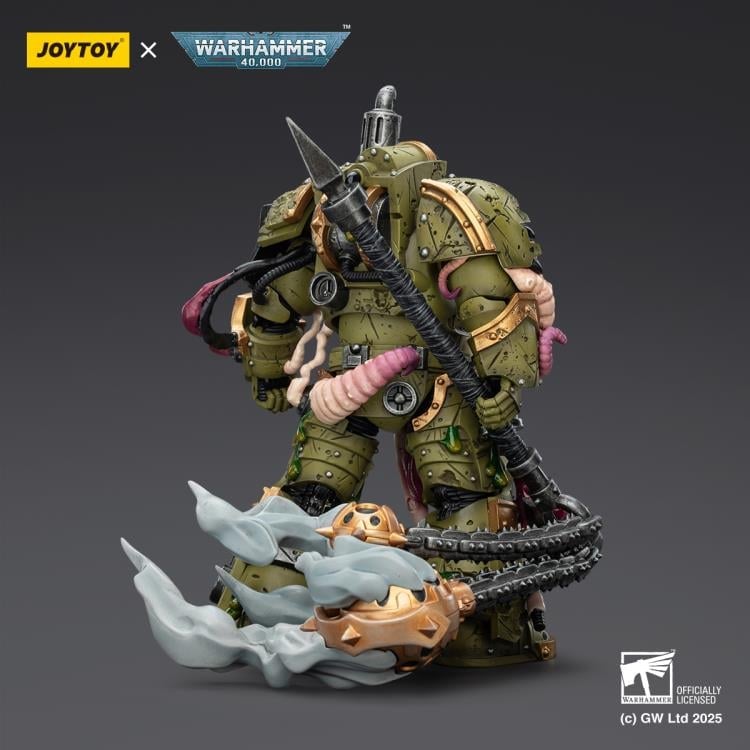 Warhammer 40,000 Death Guard Blightlord Terminator (Ver. 2) with Flail of Corruption 1/18 Scale Action Figure Gallery Image 11