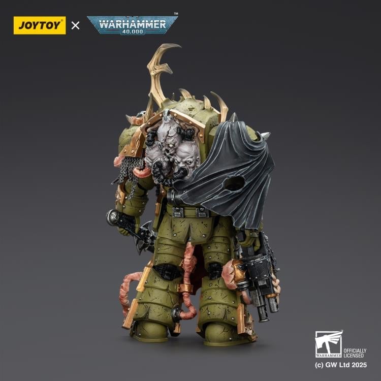Warhammer 40,000 Death Guard Blightlord Terminator (Ver. 3) with Combi-bolter and Bubotic Blade 1/18 Scale Action Figure Gallery Image 5