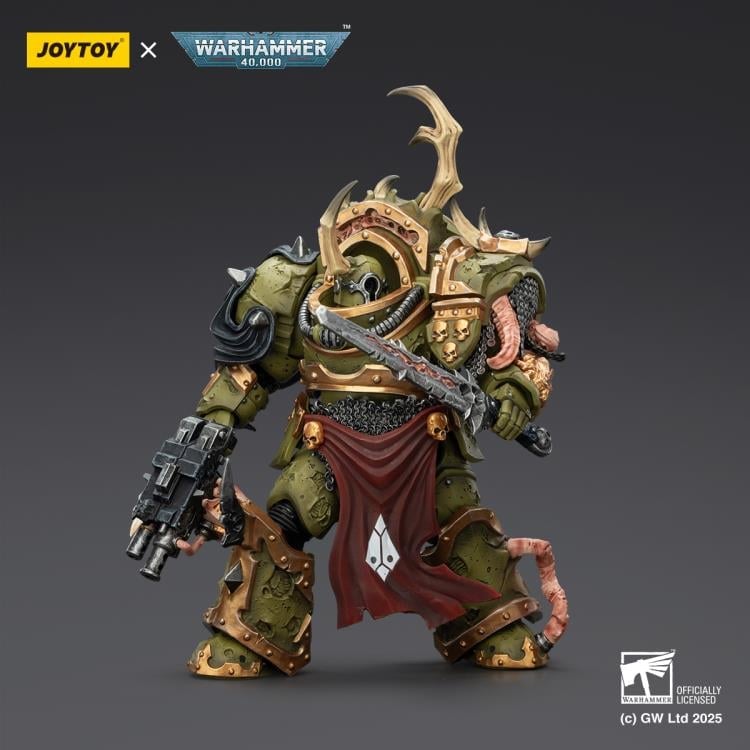 Warhammer 40,000 Death Guard Blightlord Terminator (Ver. 3) with Combi-bolter and Bubotic Blade 1/18 Scale Action Figure Gallery Image 6
