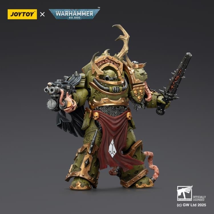 Warhammer 40,000 Death Guard Blightlord Terminator (Ver. 3) with Combi-bolter and Bubotic Blade 1/18 Scale Action Figure Gallery Image 11