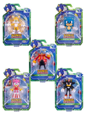 Sonic the Hedgehog 35th Anniversary 2.5-Inch Scale Set of 5 Action Figures Gallery Image 2