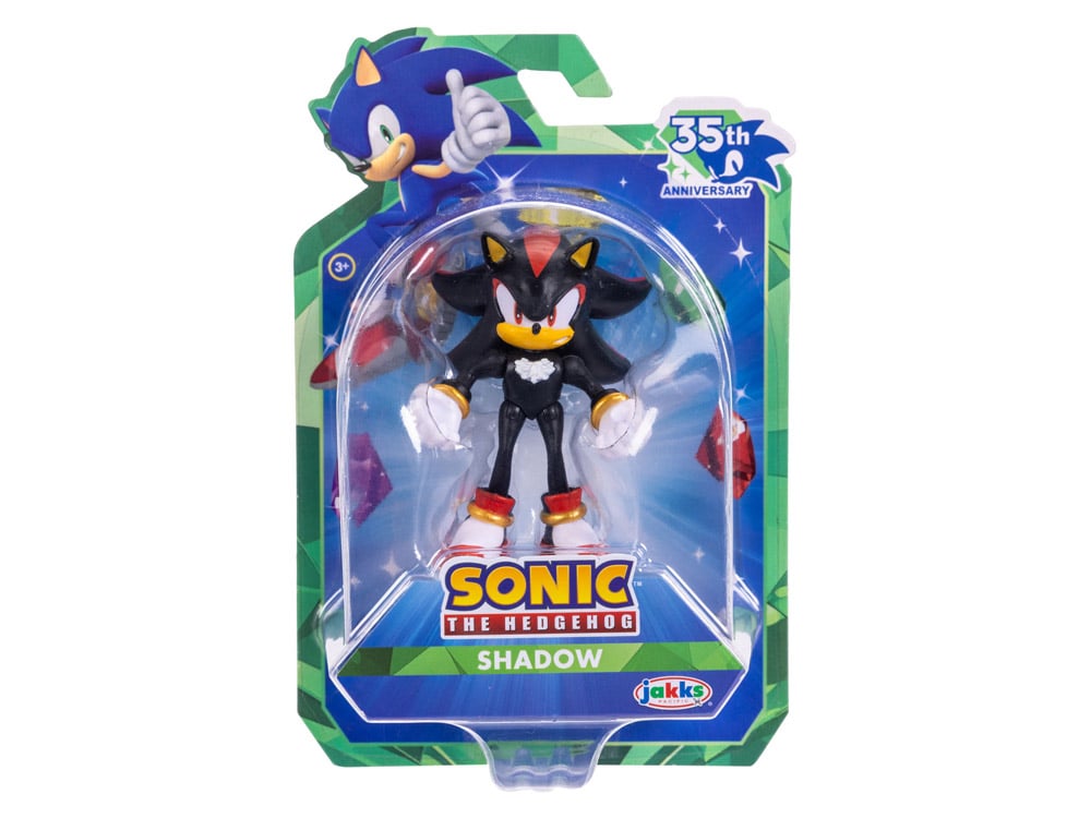 Sonic the Hedgehog 35th Anniversary Shadow 2.5-Inch Scale Action Figure Gallery Image 1