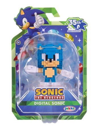 Sonic the Hedgehog 35th Anniversary Digital Sonic 2.5-Inch Scale Action Figure Gallery Image 2