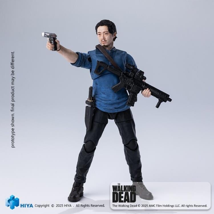 The Walking Dead Exquisite Mini Series Glenn 1/18 Scale Action Figure Gallery Image 8