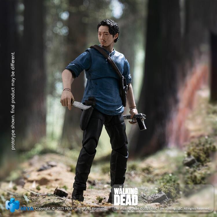 The Walking Dead Exquisite Mini Series Glenn 1/18 Scale Action Figure Gallery Image 4