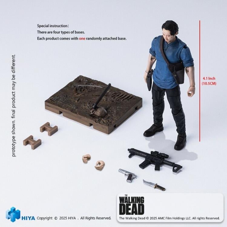 The Walking Dead Exquisite Mini Series Glenn 1/18 Scale Action Figure Gallery Image 11