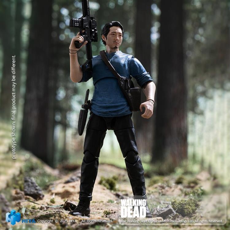 The Walking Dead Exquisite Mini Series Glenn 1/18 Scale Action Figure Gallery Image 6