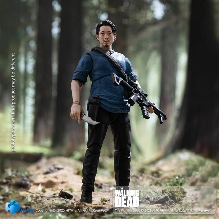 The Walking Dead Exquisite Mini Series Glenn 1/18 Scale Action Figure Gallery Image 7