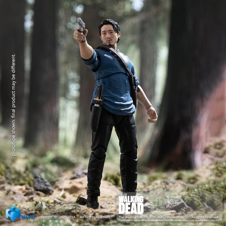 The Walking Dead Exquisite Mini Series Glenn 1/18 Scale Action Figure Gallery Image 3