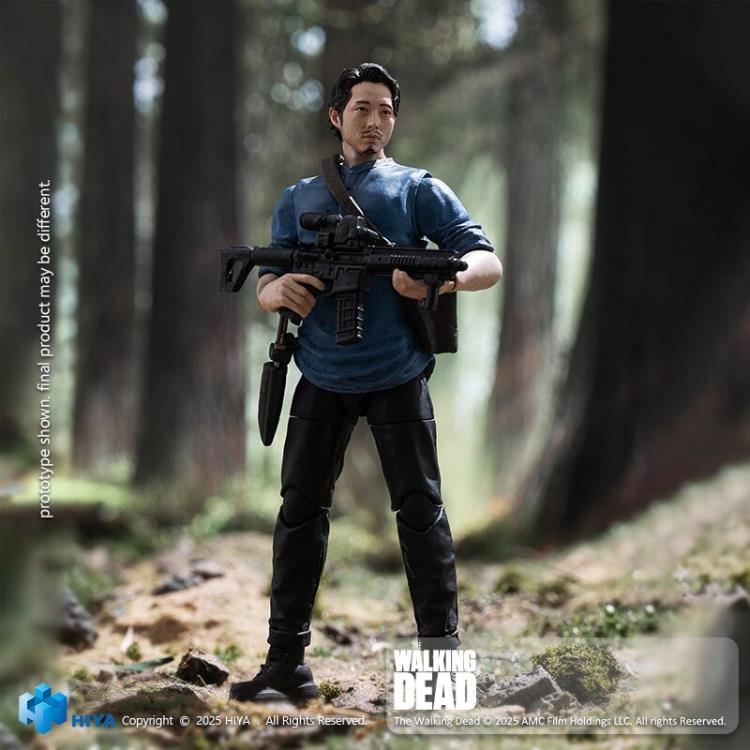 The Walking Dead Exquisite Mini Series Glenn 1/18 Scale Action Figure Gallery Image 5