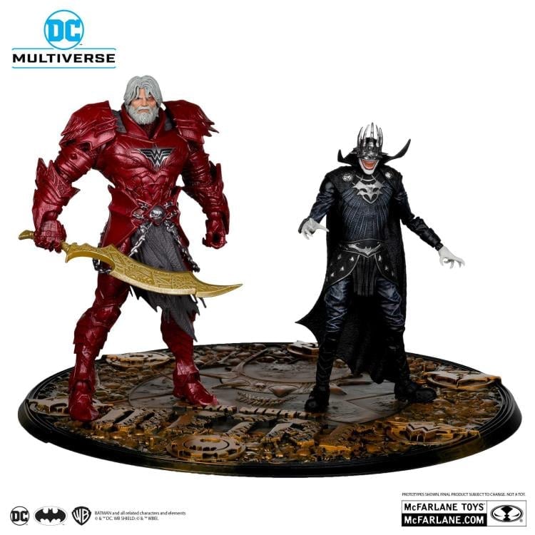 Dark Nights: Metal DC Multiverse Collector Edition The Batman Who Laughs & The Merciless Action Figure Two-Pack Gallery Image 4