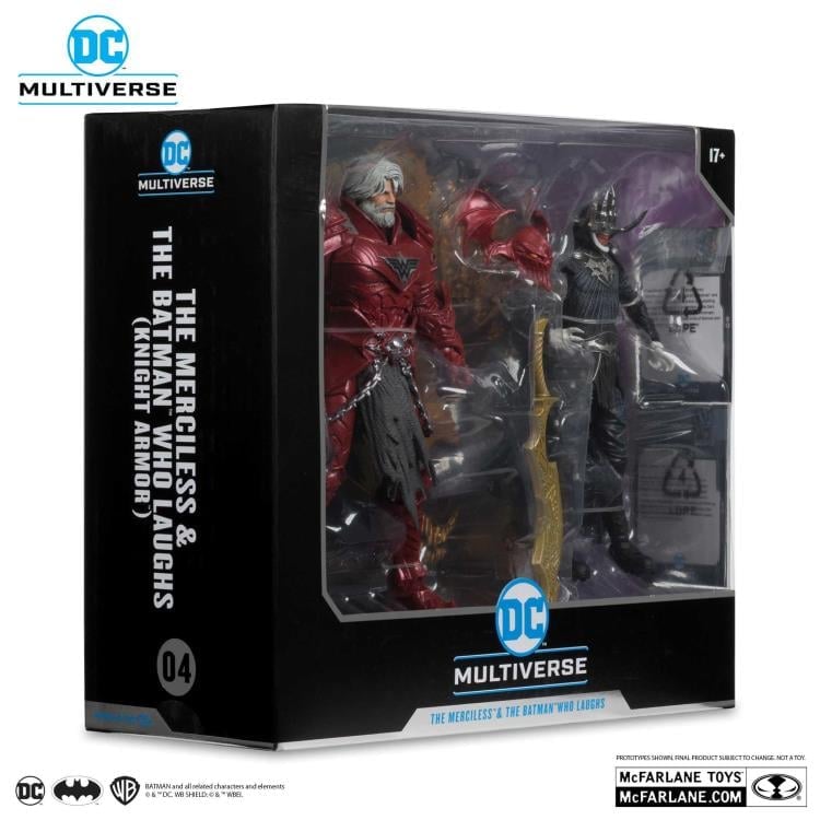 Dark Nights: Metal DC Multiverse Collector Edition The Batman Who Laughs & The Merciless Action Figure Two-Pack Gallery Image 11