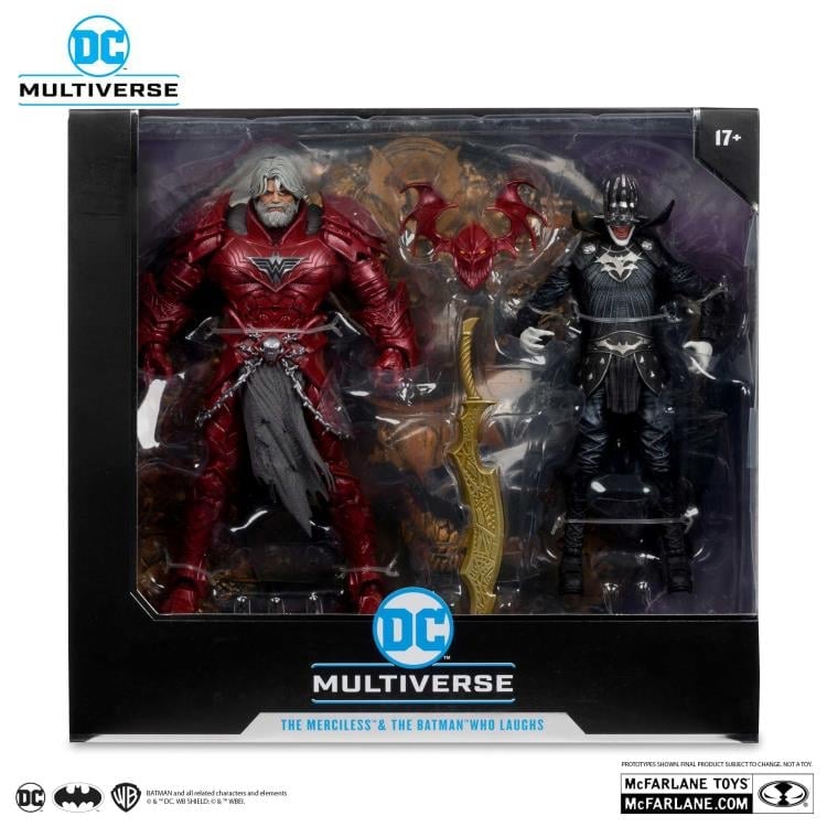 Dark Nights: Metal DC Multiverse Collector Edition The Batman Who Laughs & The Merciless Action Figure Two-Pack Gallery Image 10