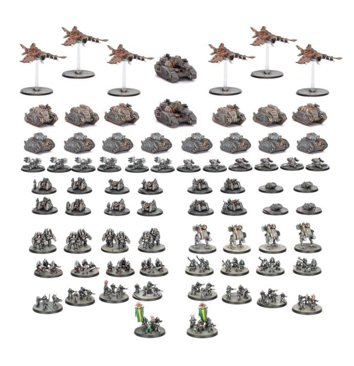 Warhammer: The Horus Heresy - Legions Imperialis Solar Auxilia Combined Arms Battle Group Epic Scale Miniatures Set Gallery Image 3