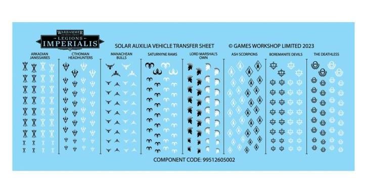 Warhammer: The Horus Heresy - Legions Imperialis Solar Auxilia Combined Arms Battle Group Epic Scale Miniatures Set Gallery Image 19