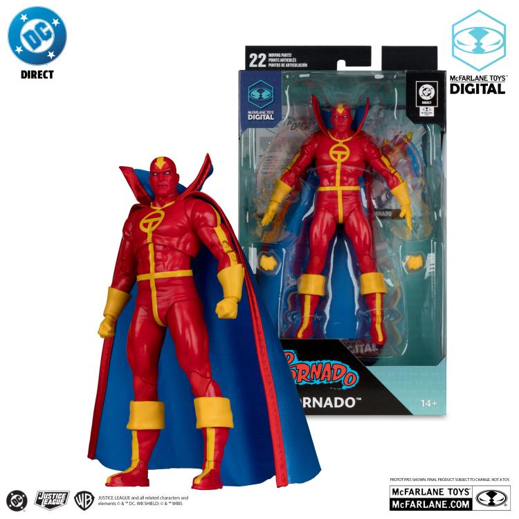 DC: The Bronze Age Red Tornado 7" Action Figure (with Digital Code) Gallery Image 8