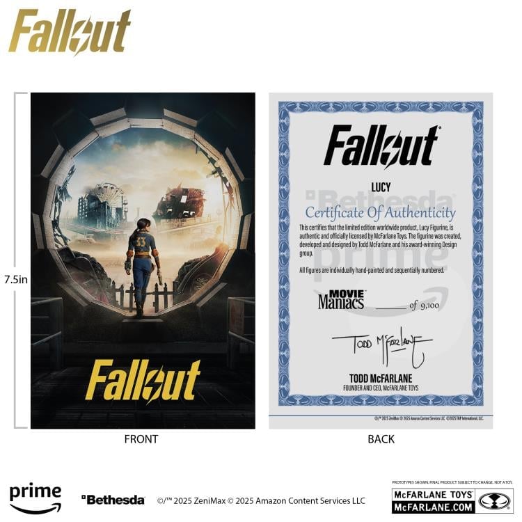 Fallout Movie Maniacs Lucy (Season 2) 6" Limited Edition Figure Gallery Image 7
