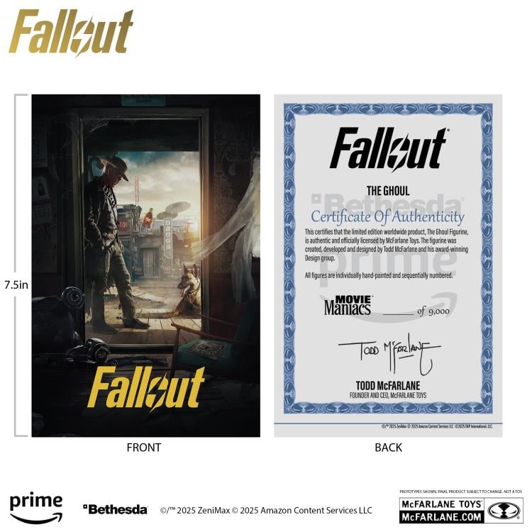 Fallout Movie Maniacs The Ghoul (Season 2) 6" Limited Edition Figure Gallery Image 7