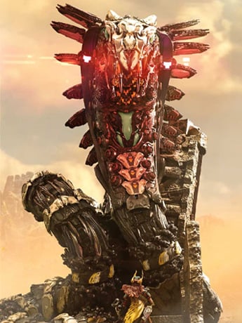 Horizon Forbidden West Ultimate Diorama Masterline Aloy vs. The Slitherfang Statue Gallery Image 2