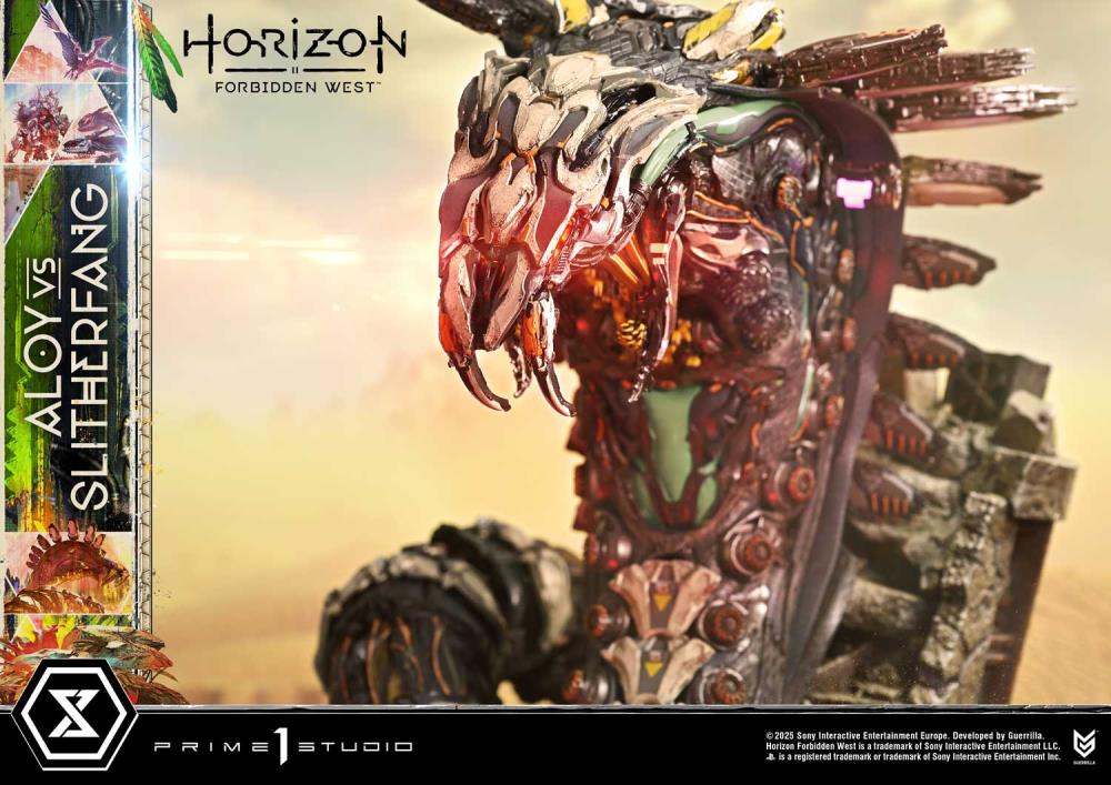 Horizon Forbidden West Ultimate Diorama Masterline Aloy vs. The Slitherfang Statue Gallery Image 10