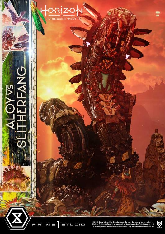 Horizon Forbidden West Ultimate Diorama Masterline Aloy vs. The Slitherfang Statue Gallery Image 12