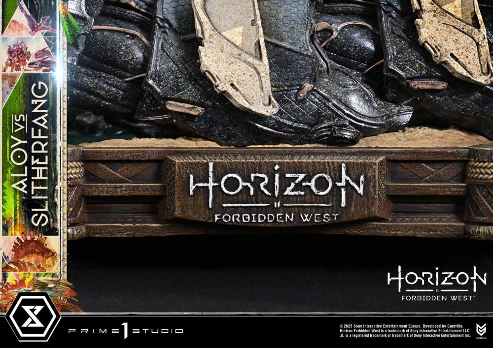 Horizon Forbidden West Ultimate Diorama Masterline Aloy vs. The Slitherfang Statue Gallery Image 47